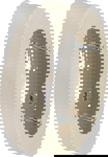 5.31 Inch Wide x 1.29 Inch High, Round Raceway Box